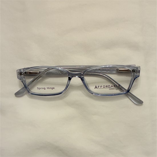 Kid's Girl Affordable Designs Sally Blue (Includes Single Vision Polycarbonate Lens)
