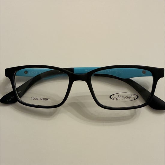 Kid's Boy Eight to Eighty Jackson Black/Blue (Includes Single Vision Polycarbonate Lens)