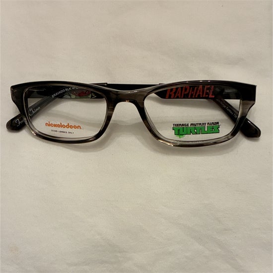 Kid's Boy TMNT Bravado Black (Includes Single Vision Polycarbonate Lens)